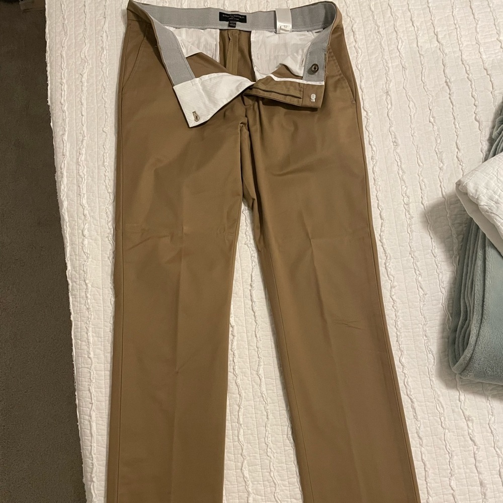 Banana Republic tan chino pants